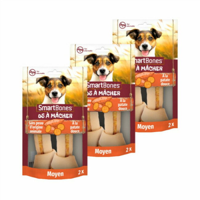 Os à mâcher SmartBones à la patate douce