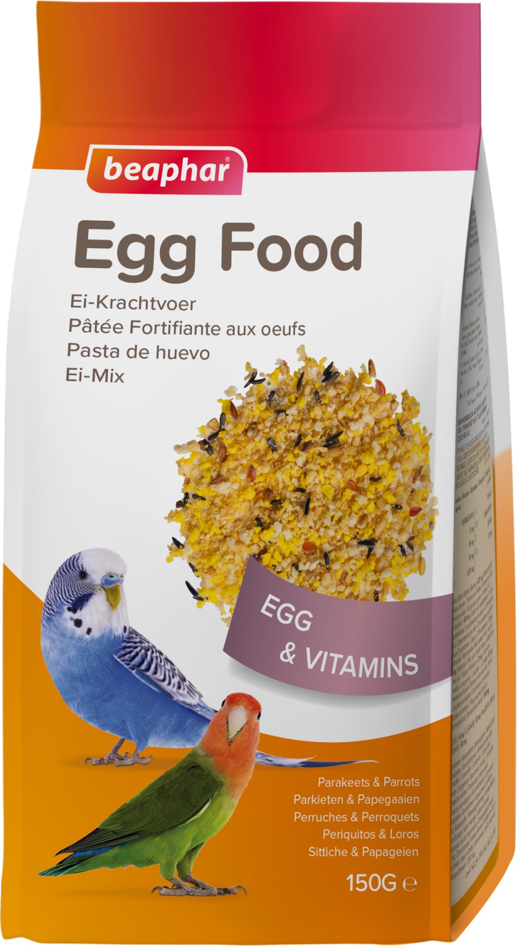 Beaphar vogelvoer Ei-krachtvoer parkiet 150 gram