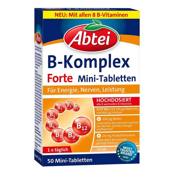 Abtei Vitamin B Komplex forte Tabletten, 50 St