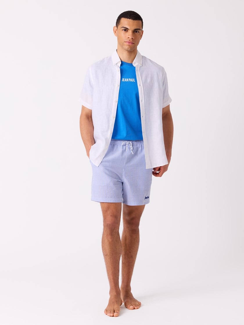 Dillon linskjorte - Regular fit Bright White
