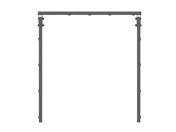 Multibrackets M Ceiling Mount Pro OM46N-D - Komponenter til montering (monteringsbase) - vipning - for fladt panel - stål - sort - loftsmonterbar