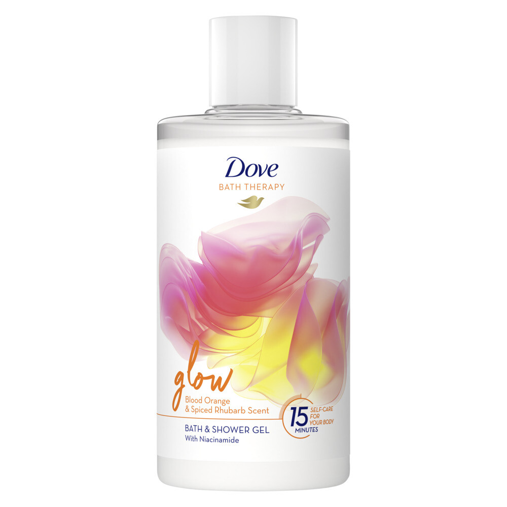 Dove Bath Therapy Glow Badschuim & Douchegel400 ml