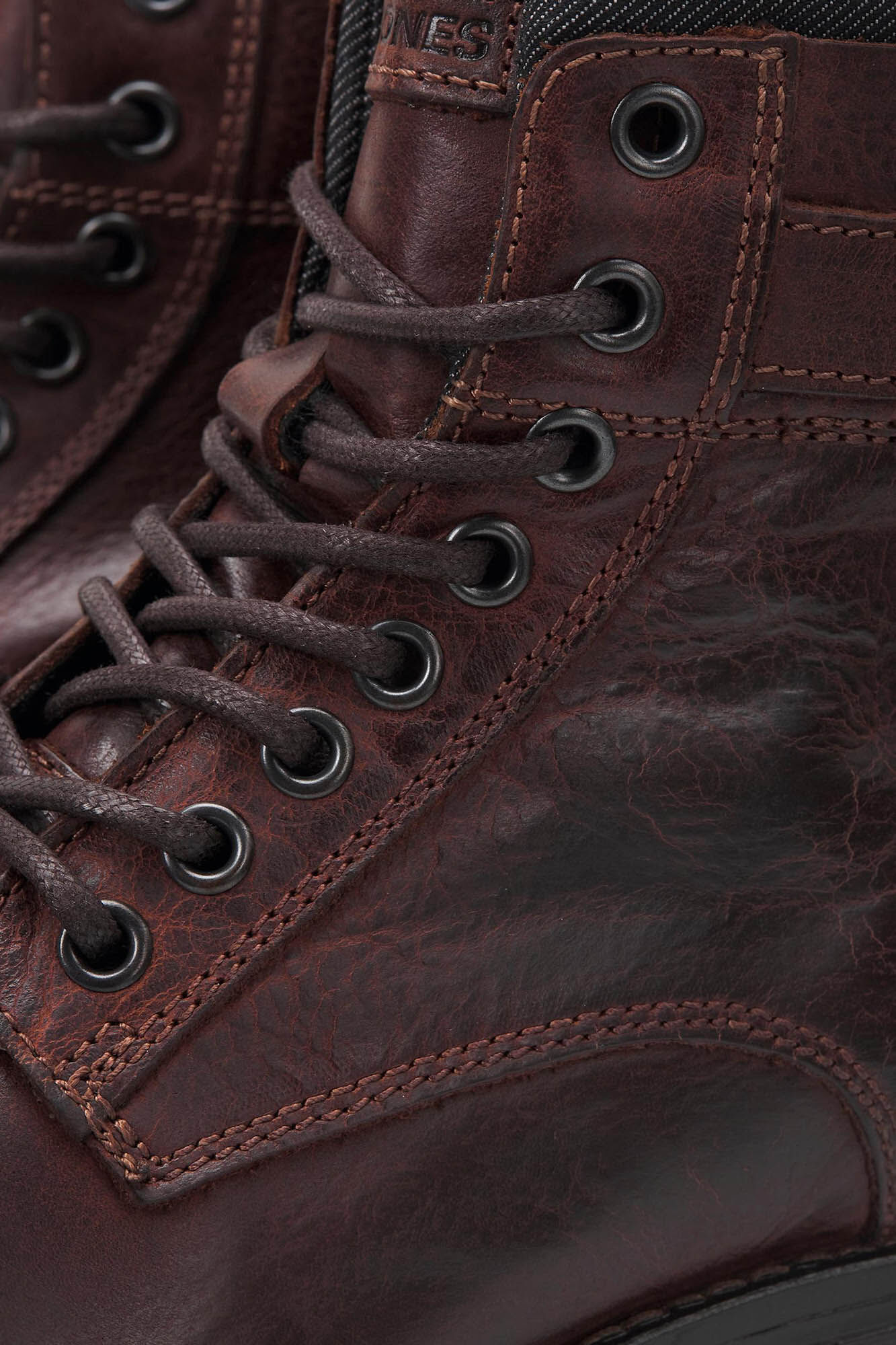 Botas de couro Track Floor - Marrom Médio