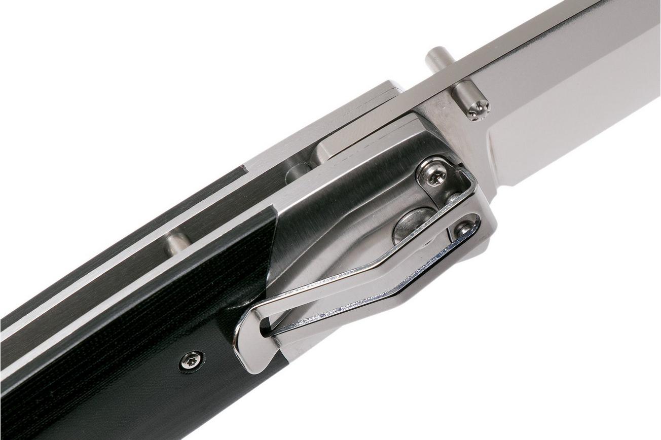 Fällkniven PXL Black Micarta PXLbm Elmax, Convex zakmes