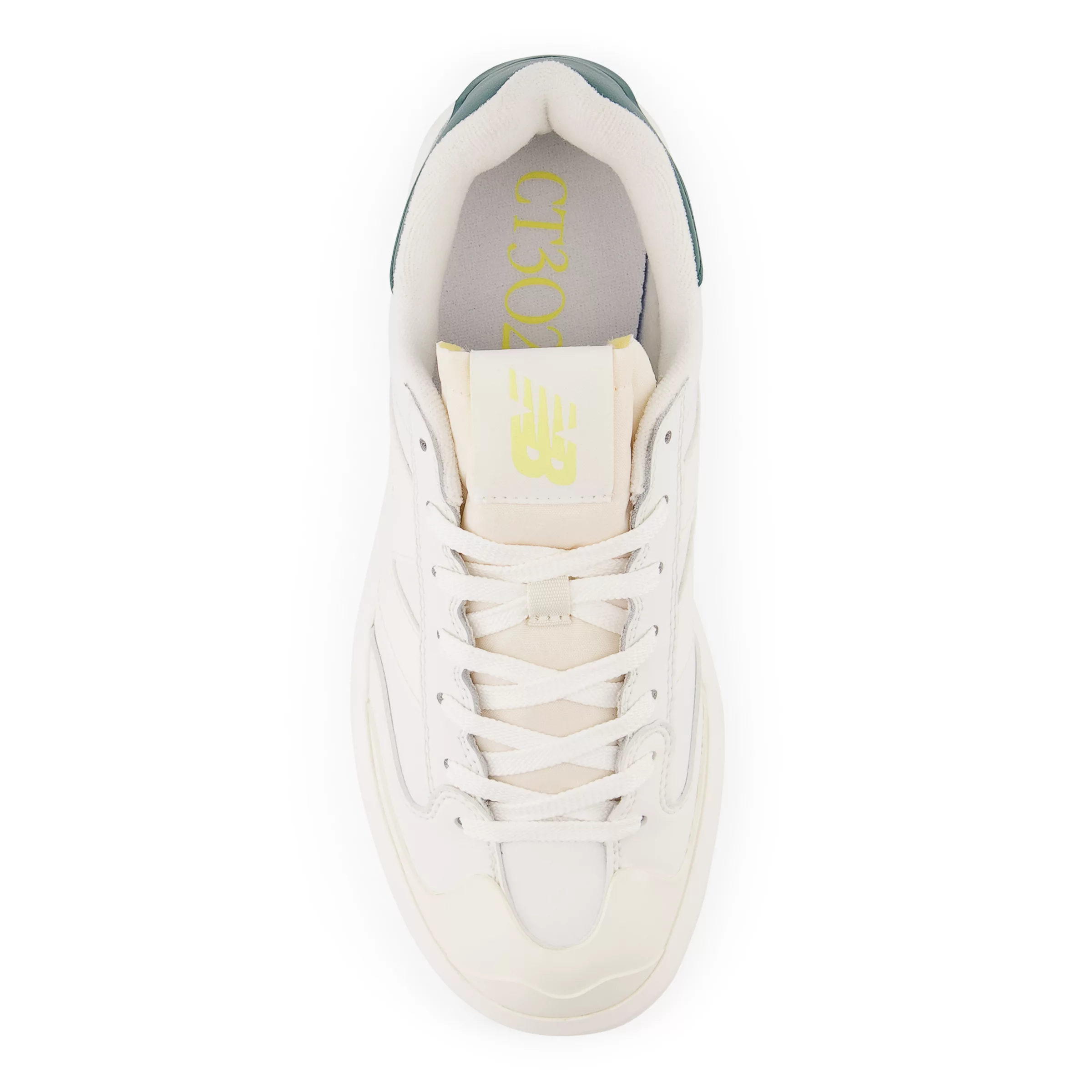 CT302 White con Vintage Teal e Maize
