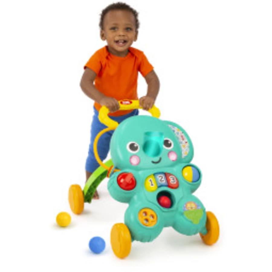 Bright Starts 2-in-1 Aktivitäts Laufwagen mit Bällen, Stroll 'n Roll™