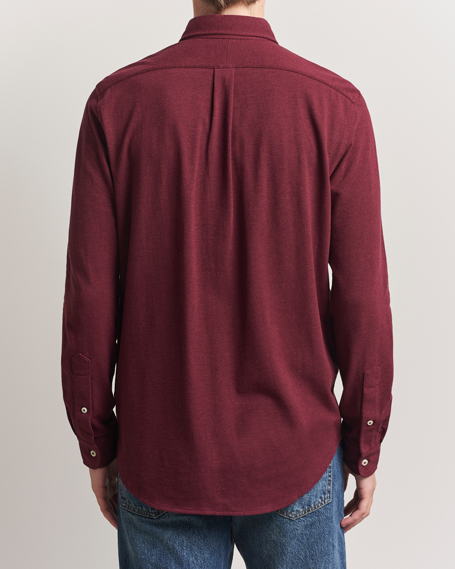 Polo Ralph Lauren Featherweight Mesh Shirt Spring Wine Heather