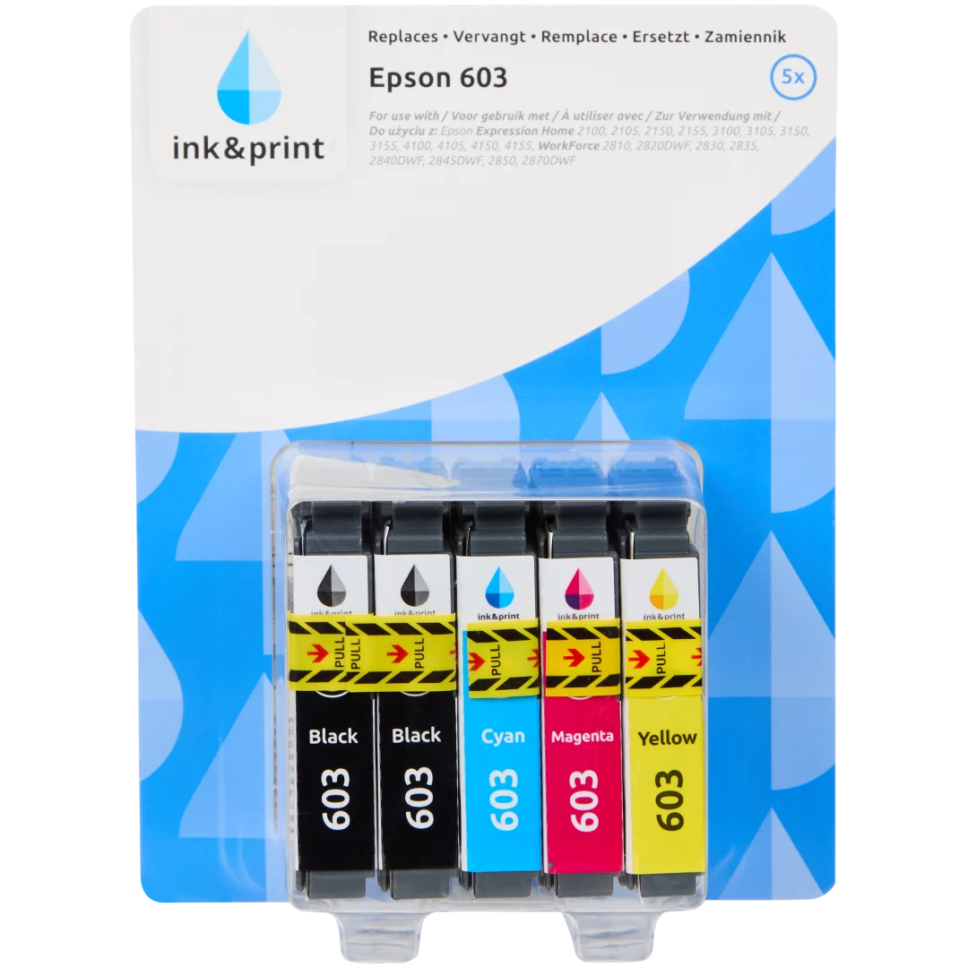 Ink & Print inktcartridges Epson 603 5-delig