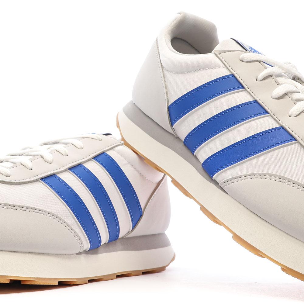 Adidas Baskets Blanc/Gris Homme Adidas Run 60s 3.0