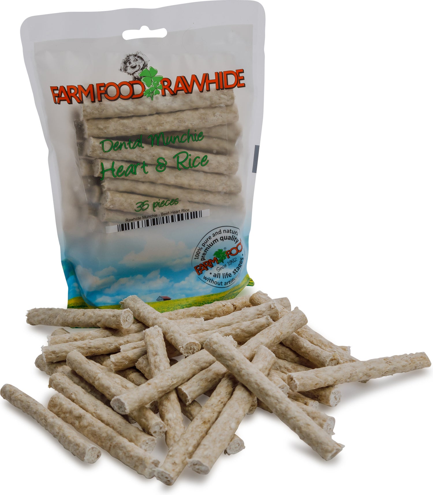Farm Food gebitsverzorgende snack Rawhide rund 35 stuks