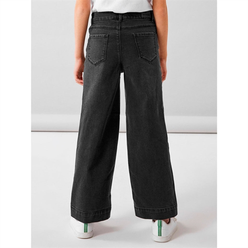 Black Denim Rose Wide Jeans Noos - Name It