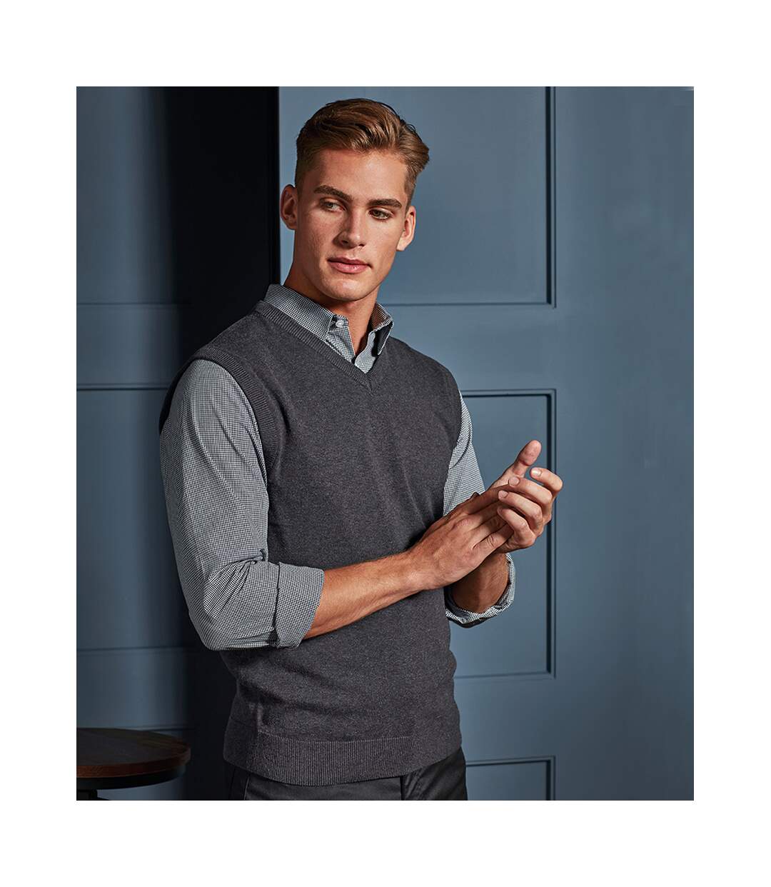 Premier - Pull sans-manches - Homme (Gris clair) - UTPC3107