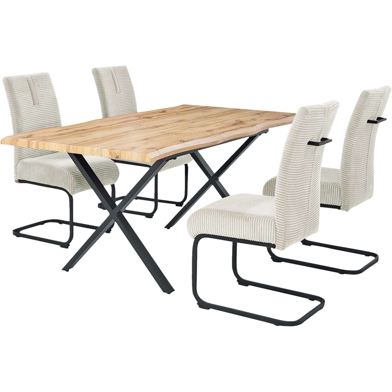 Tisch Marta Dekor Wildeiche, 140/180 x 76 x 90 cm