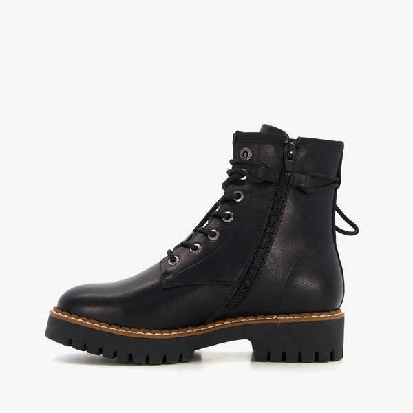 s. Oliver dames veterboots zwart