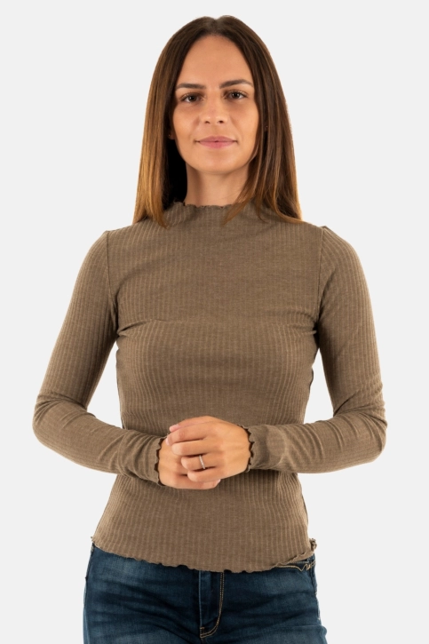 tee shirt manches longues only emma caribou