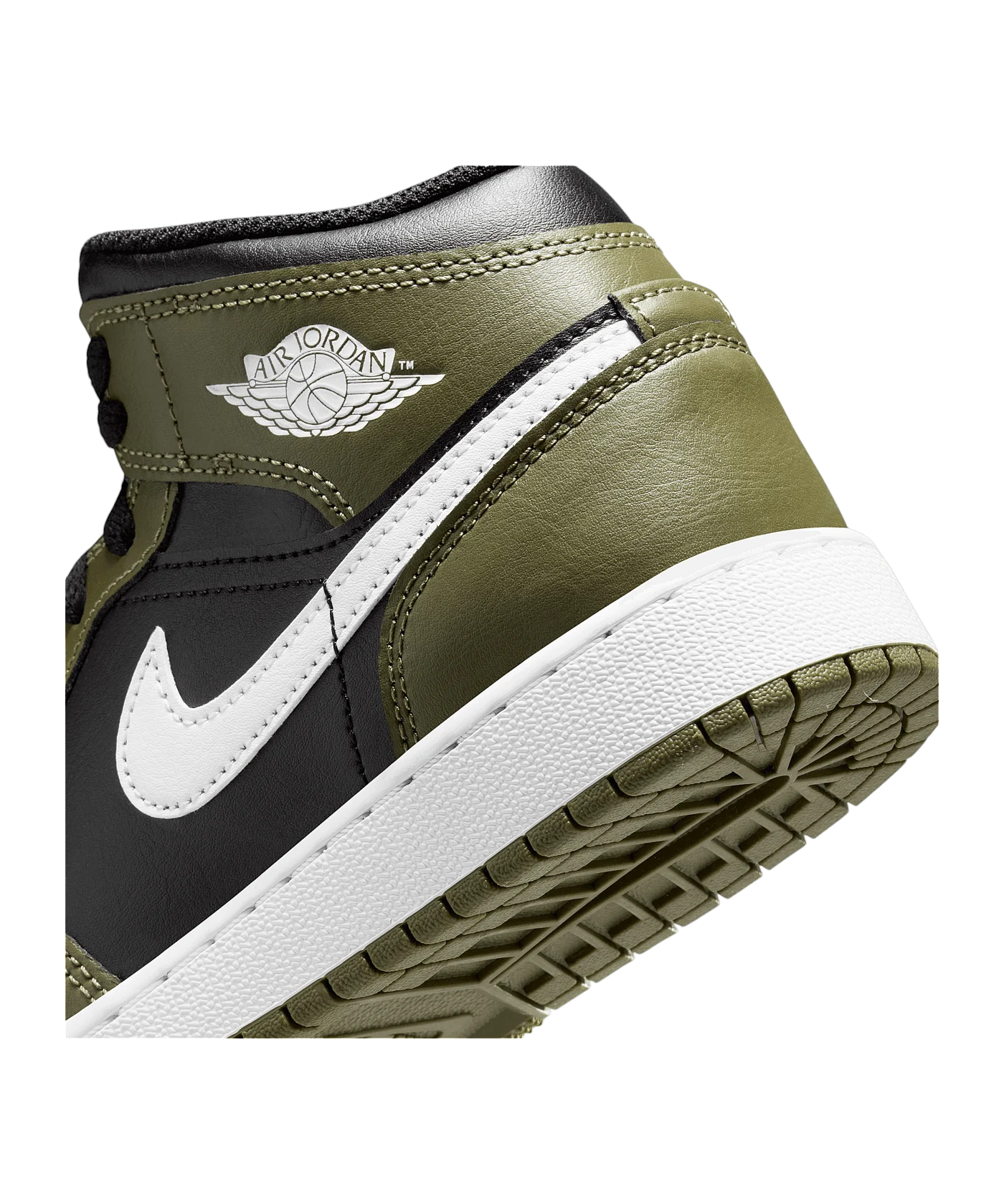 Jordan Air 1 Mid (GS) Sneaker Kids Schwarz F092