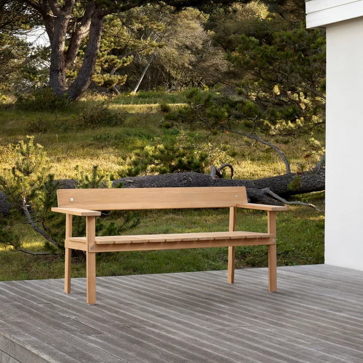 Carl Hansen - GL101 Timbur Gartenbank, Teak unbehandelt
