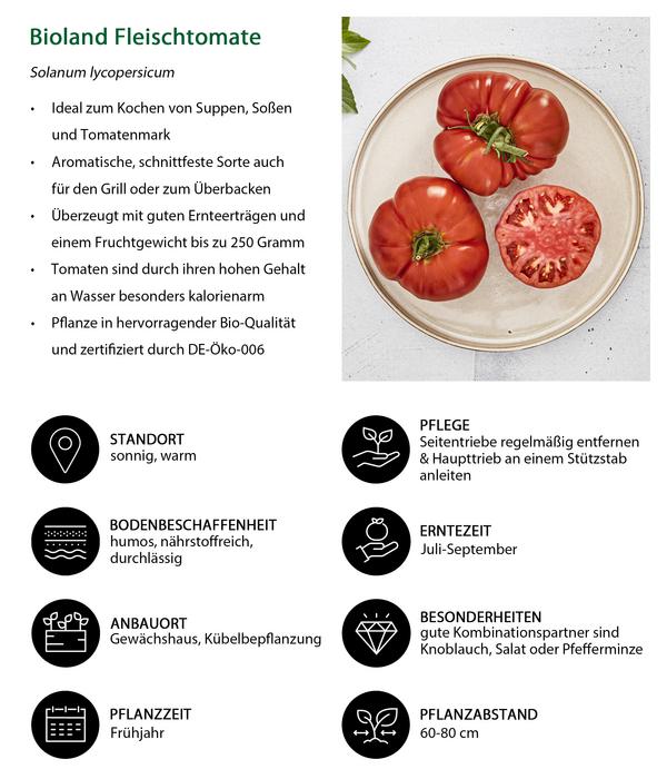 Bioland Gemüseset Tomatensalat, 3-teilig