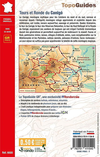 FFRP - 6600 TOURS ET RONDE DU CANIGO FFRP