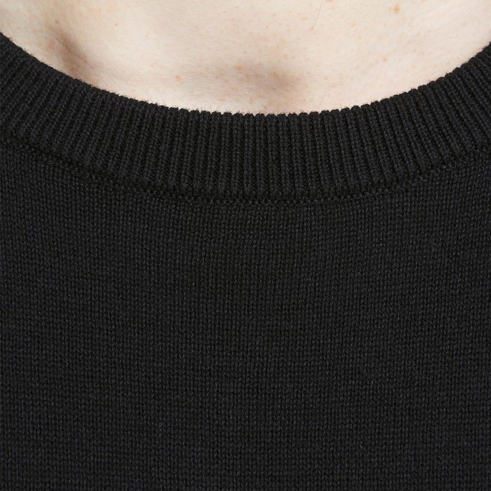 Jack & Jones Pull Noir Homme Jack & Jones Basic Knit