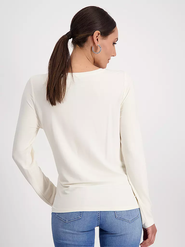MONARI Langarmshirt creme