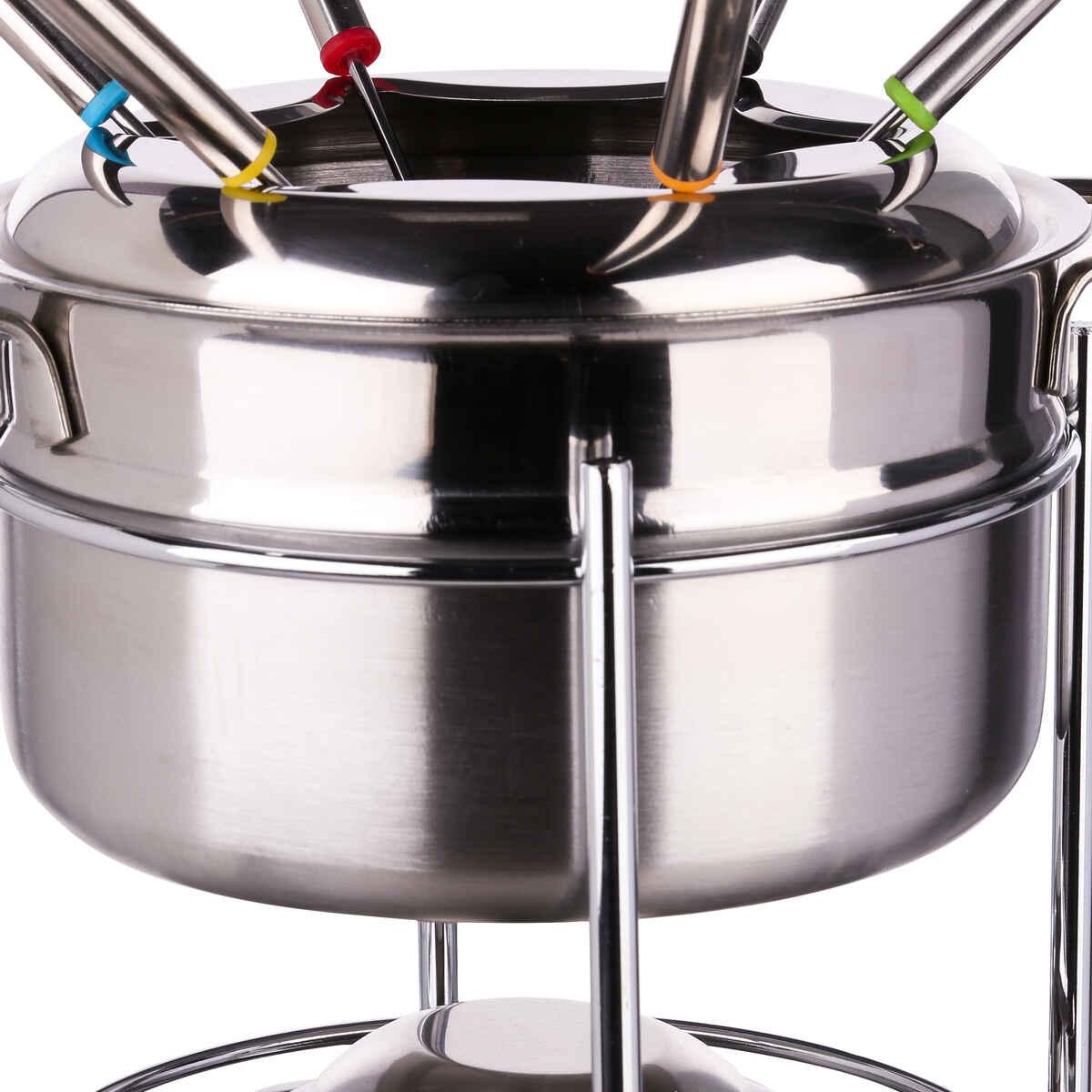 SERVICE A FONDUE 6 PERSONNES INOX