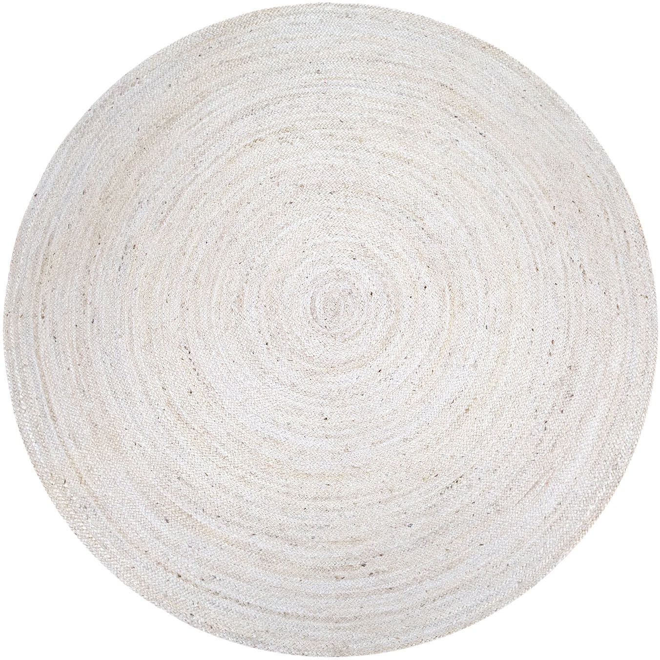 Paco Home Teppich »Viborg 595« rund 13 mm Höhe Jute, Modern, Boho, Handgefertigter Natur-Teppich
