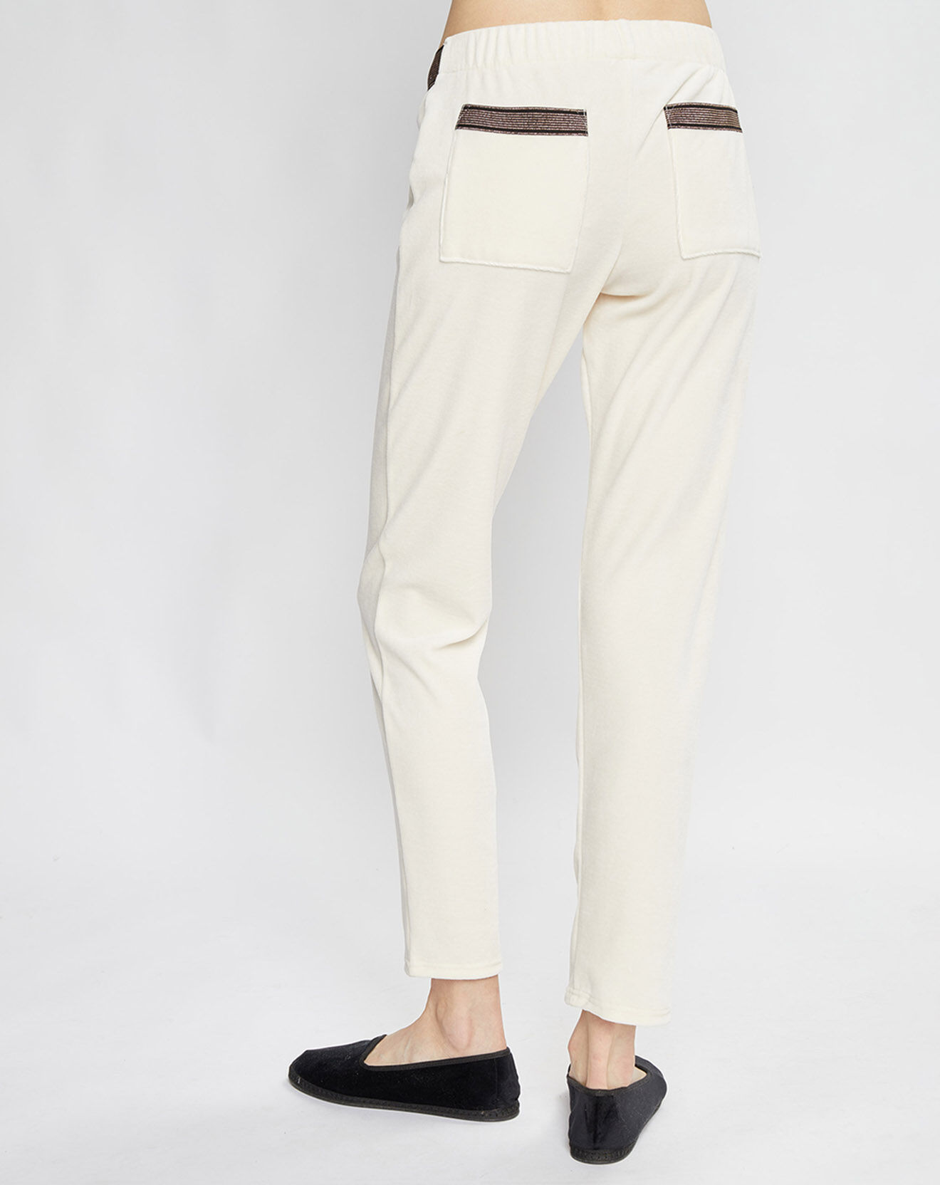 Le Chat Pantalon Mascara blanc cassé