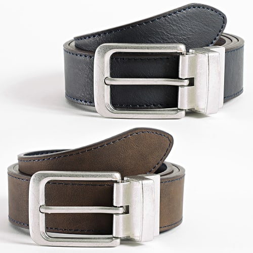 Ceinture Réversible Marlon Noir Marron