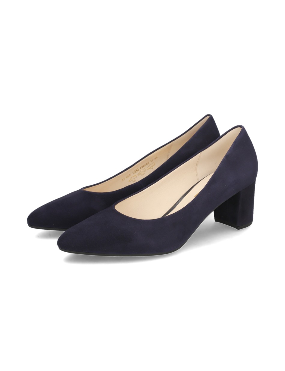 Veloursleder Pumps