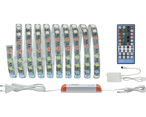 MaxLED RGBW Kant-en-klare strip basisset 3 m 1260 lm 2700 K Afstandsbediening 180 LED's 24V Smart Home compatibel na uitbreiding