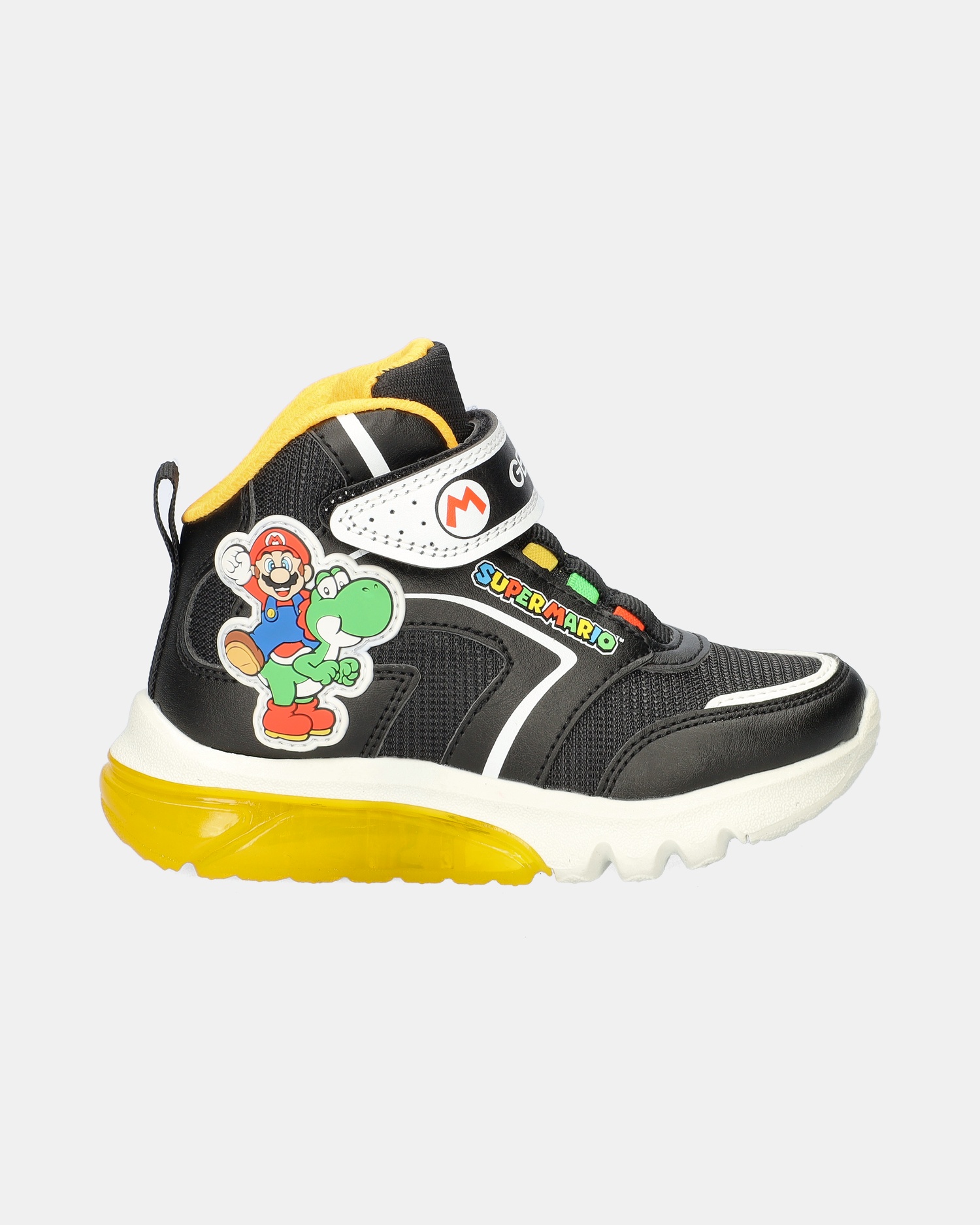 Geox Ciberdron Hoge sneakers  - zwart