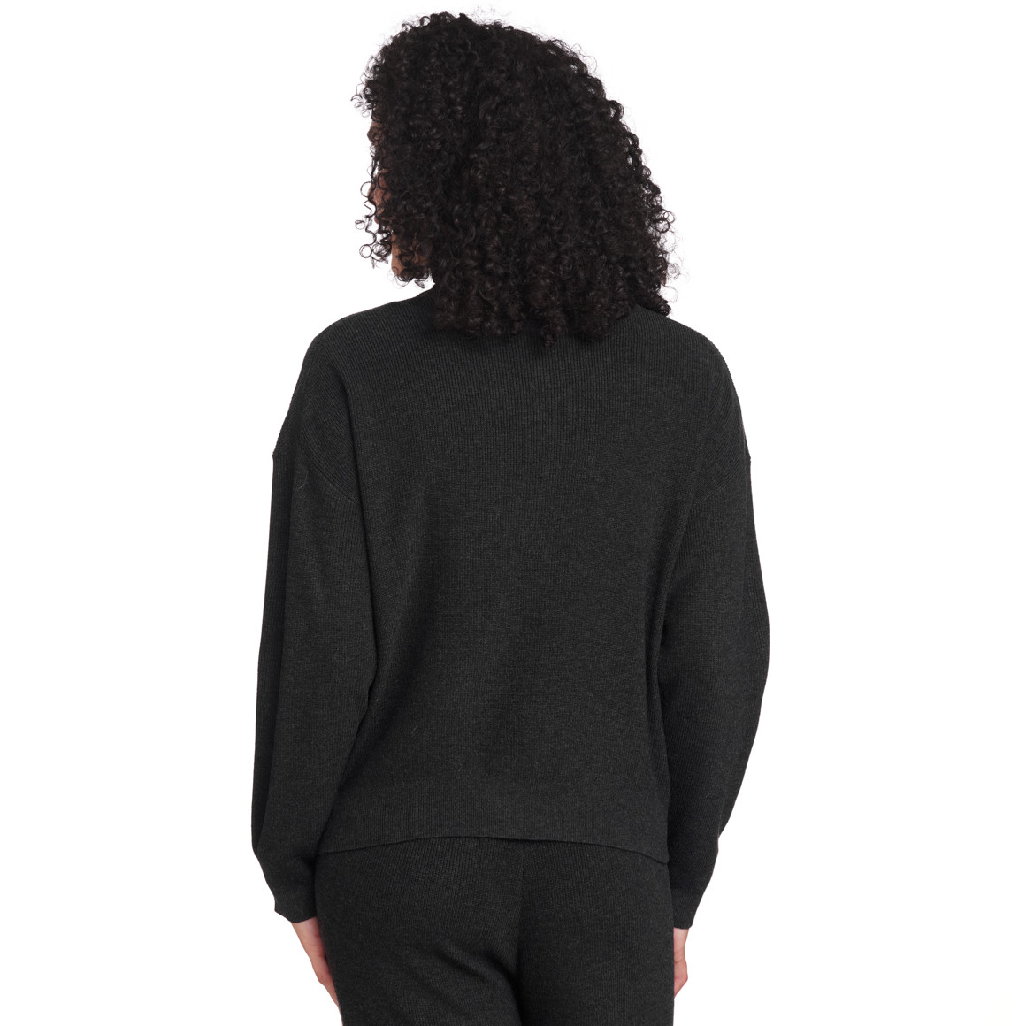 Gina Benotti Damen Strickjacke in Unifarben dunkelgrau