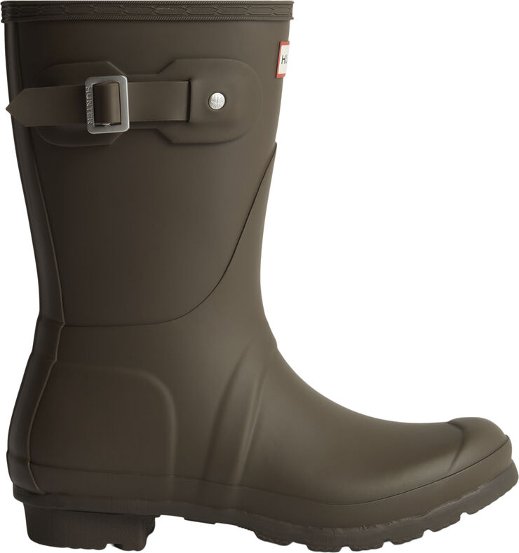 Hunter WOMENS ORIGINAL SHORT BOOT Chocolate brown