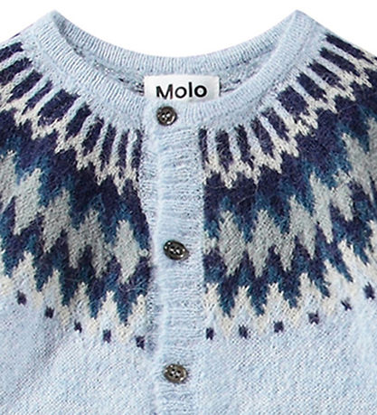 Molo Heldragt - Strik - Uld - Frej - Blåe Hues