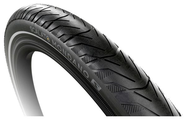 SCALATO Pneu Extérieur Mondano 28 X 2.00 Noir Avec Reflex