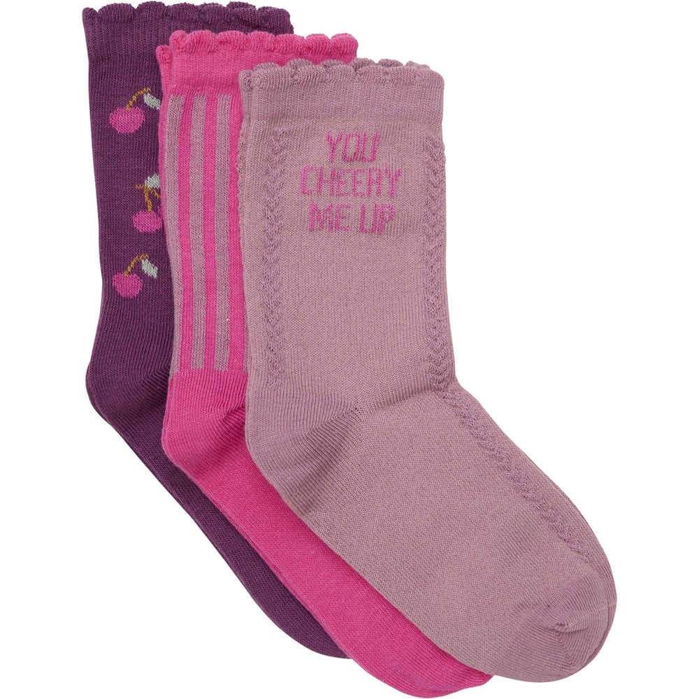 Køb Minymo Mauve Orchid 3-Pack Strømper