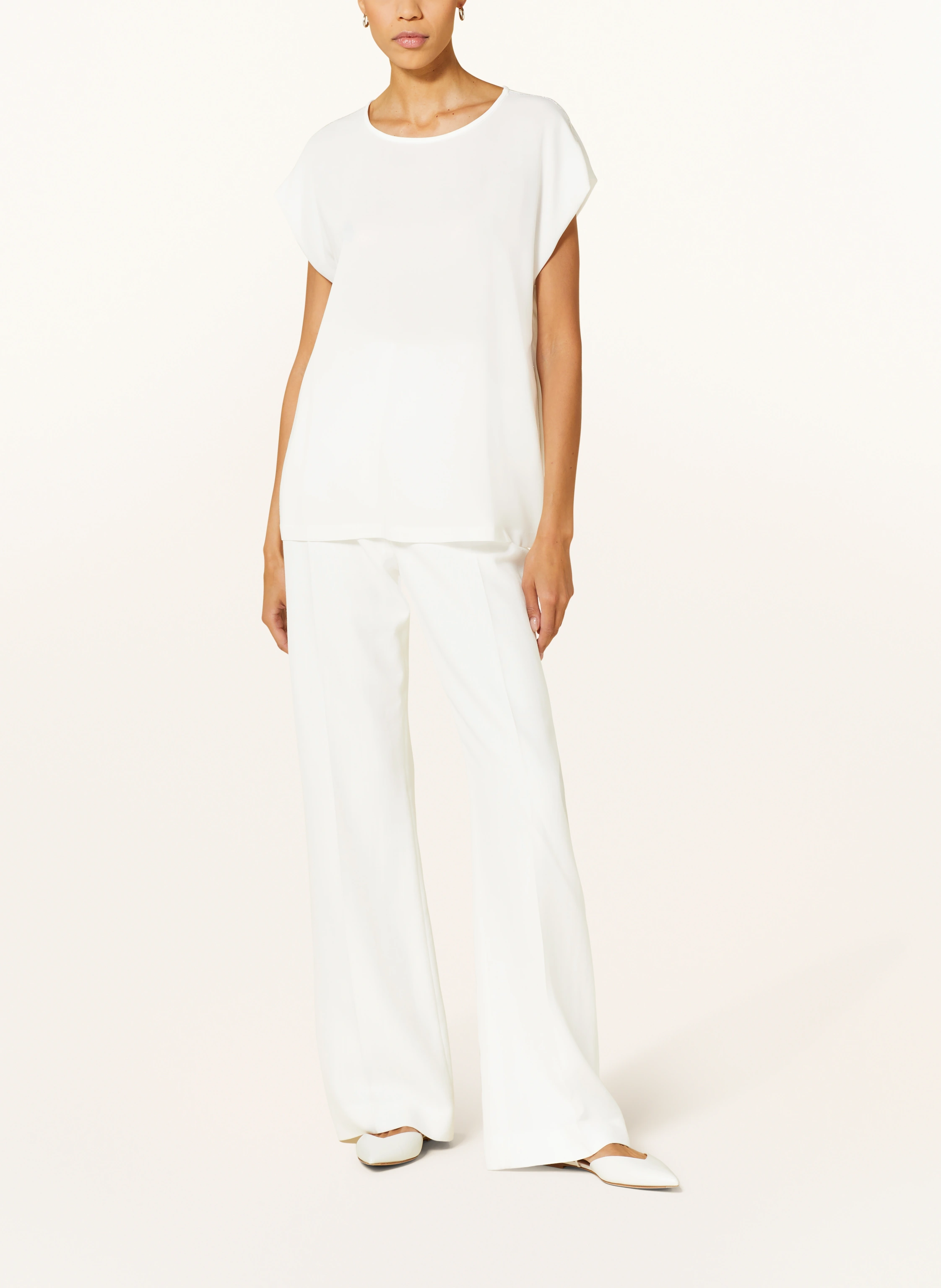 FABIANA FILIPPI Blusenshirt mit Schmucksteinen