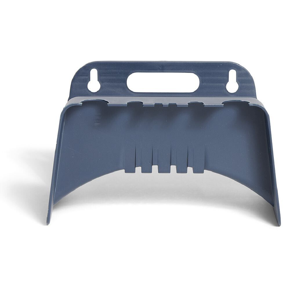 Porte tuyau en plastique bleu
