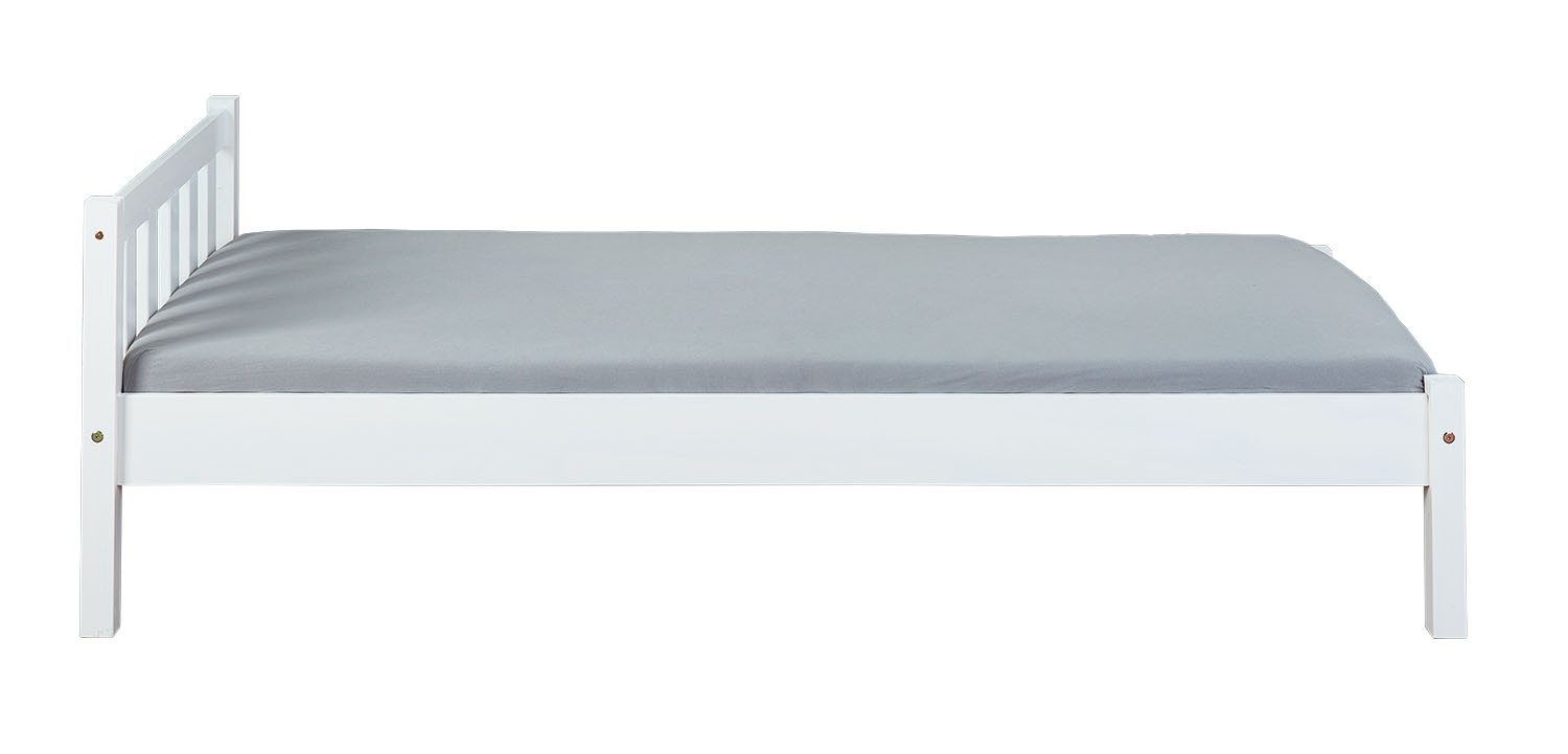 Bettgestell VILMAR - weiß - Massivholz - 90x200 cm
