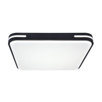 Lutec Connect slimme plafondlamp Tetra zwart 38W