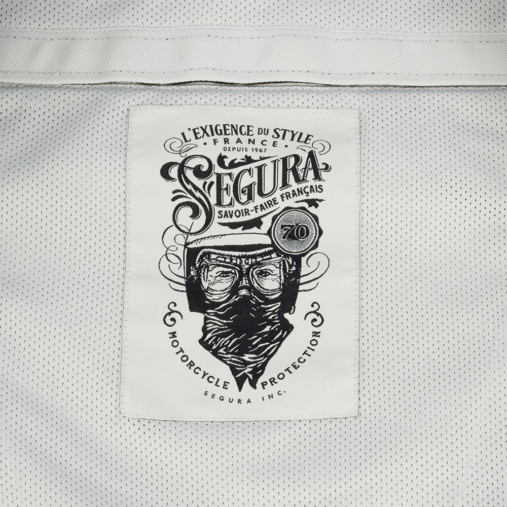 Segura - Blouson Mojo Gris Clair / Marron