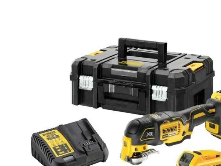 DEWALT 18V 2x5.0Ah MULTIFUNKTIONELT VÆRKTØJ   TILBEHØR DCS356P2