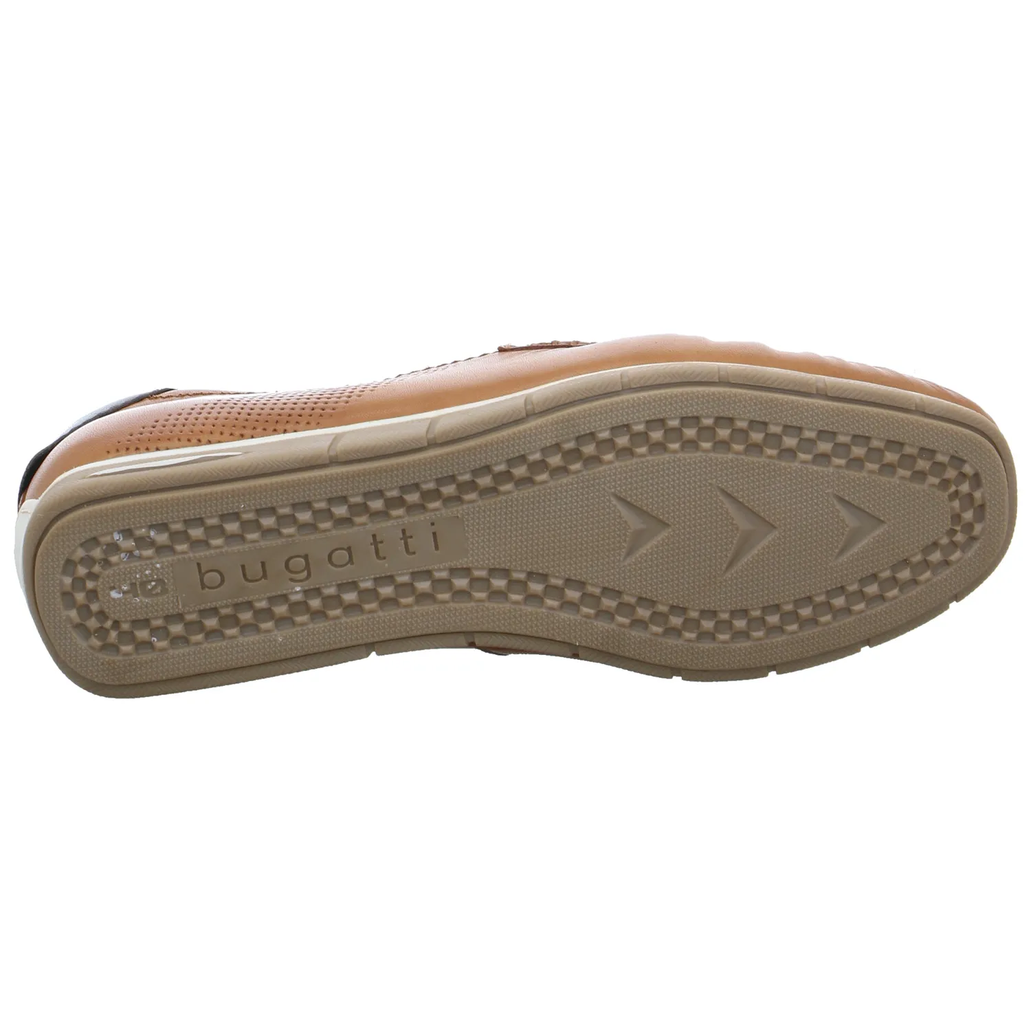 BUGATTI SHOES Halbschuh Cognac Leder