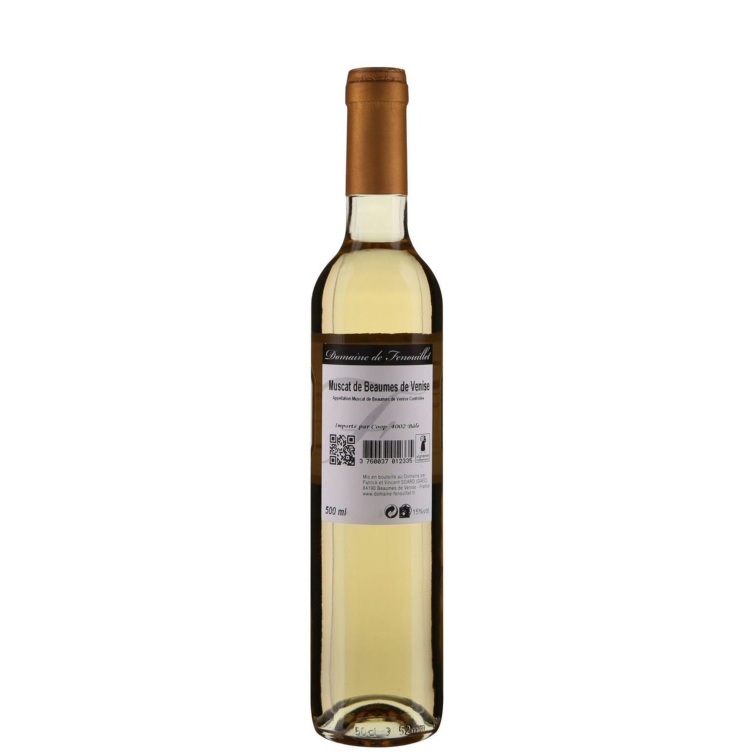 Muscat de Beaumes-de-Venise AOP Fenouillet -50cl