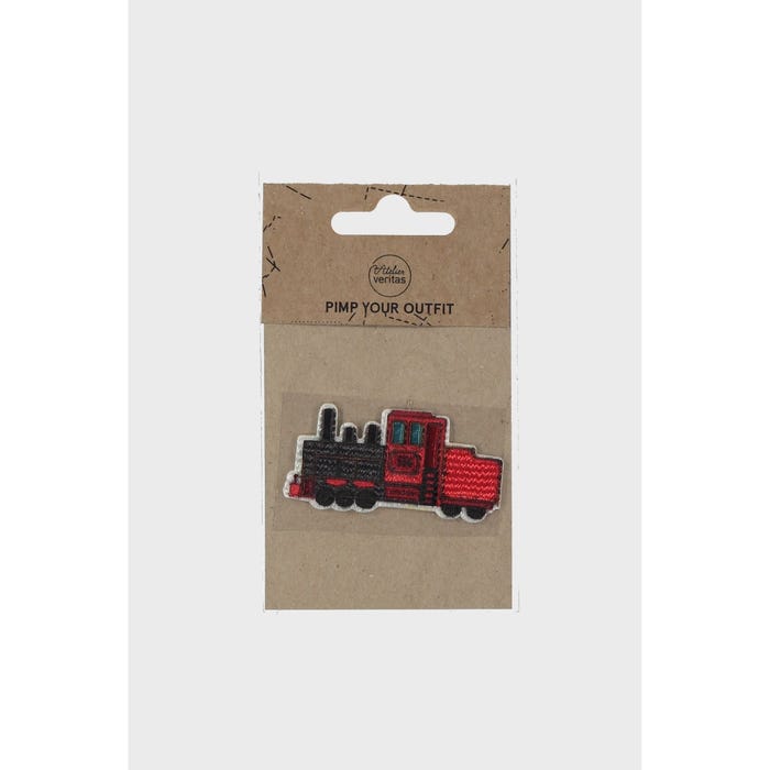 Atelier Veritas-Patch met locomotief 3x6,5cm