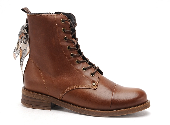 Goodstep boots bottine plates femme bahia 2503 marron