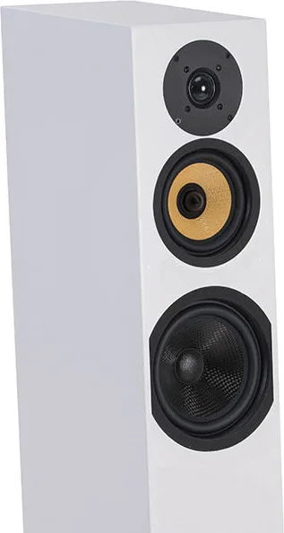 Davis Acoustics Courbet N°7 Blanc Satiné (la paire) Enceintes colonne