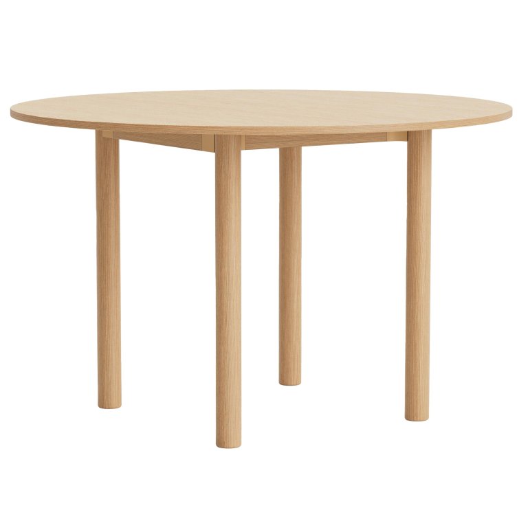 Hay Annex tafel Ø120 gelakt eiken
