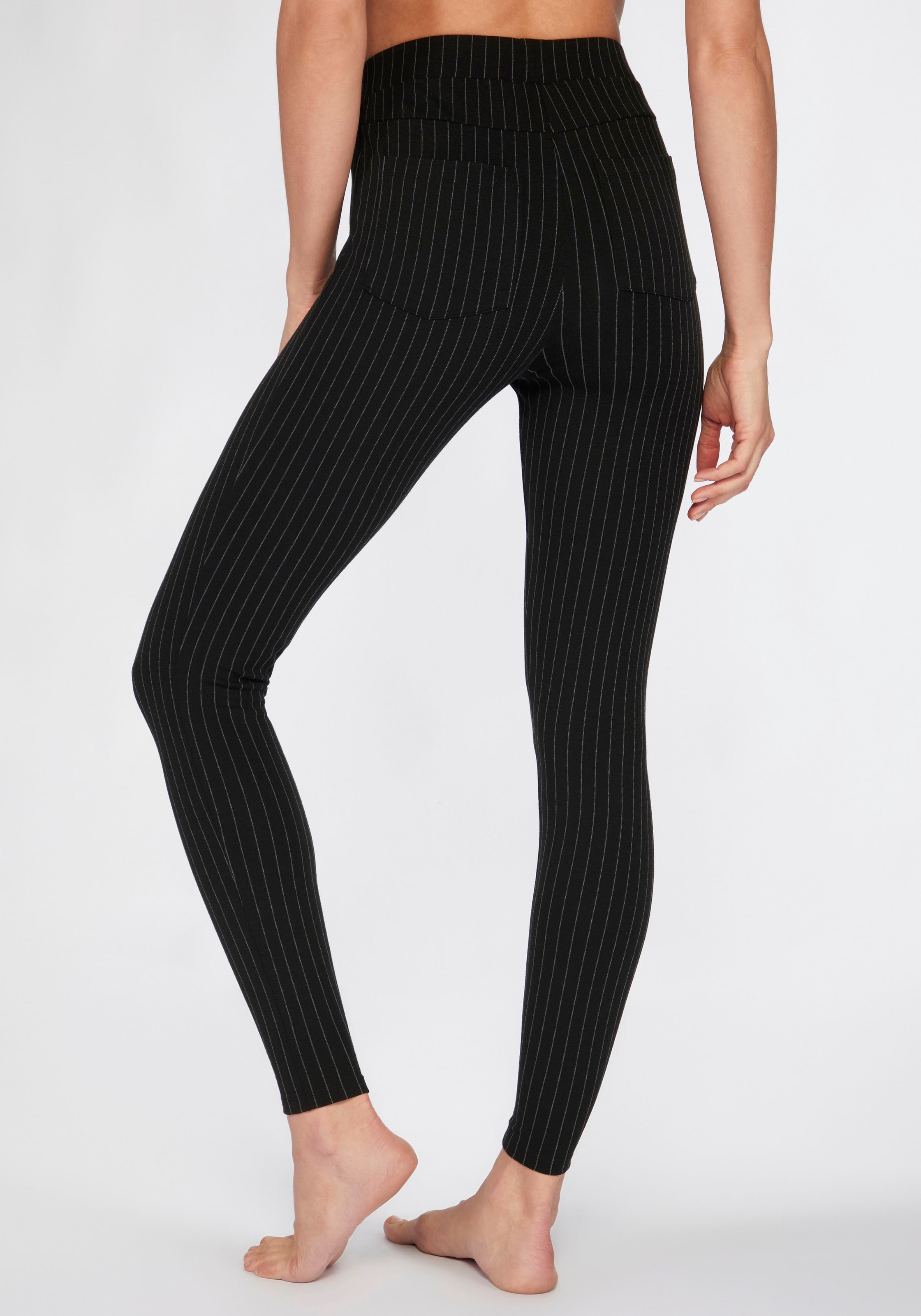 LASCANA Leggings  mit Nadelstreifen